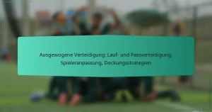 Ausgewogene Verteidigung: Lauf- und Passverteidigung, Spieleranpassung, Deckungsstrategien